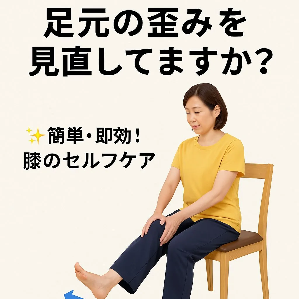 🌙 不眠症に悩む方、足元の歪みを見直してますか？